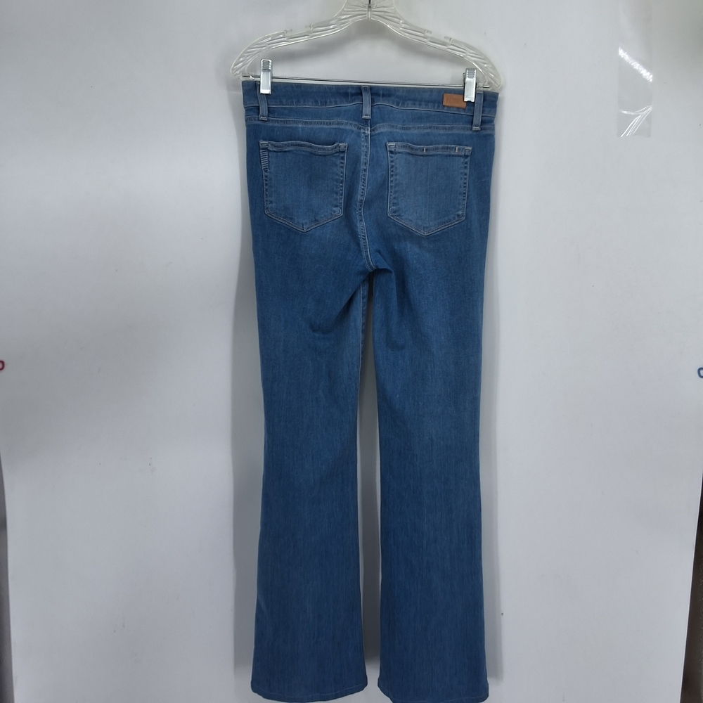 PAIGE Light Blue Flare Jeans - Picture 5 of 6